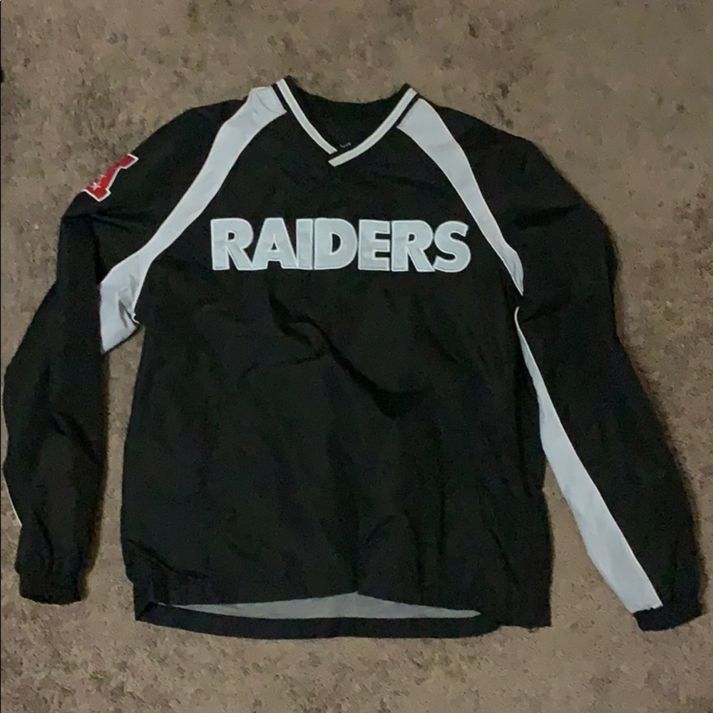 NFL medium raiders wind breaker